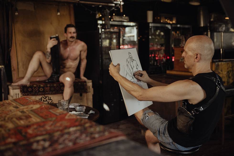 Tom of Finland Foundation Georg working at Tom House with Alex Abramov.jpg Tom of Finland Foundation Georg working at Tom House with Alex Abramov.jpg